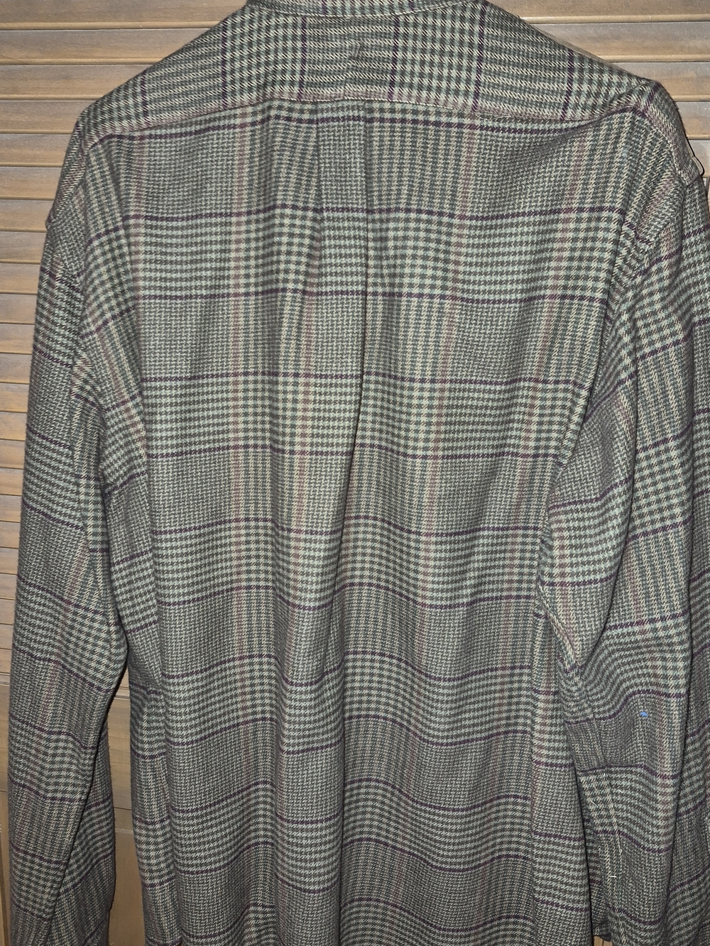Polo by Ralph Lauren Brown and Green Plaid Button-Down Shirt with Suede Yoke - Picture 3 of 4